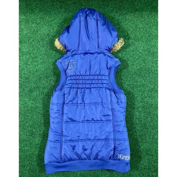 Burton Blue Cool Flavors Dry Ride Snowboard Skiing‎ Puffer Vest Womens Sz Small - Picture 2 of 14